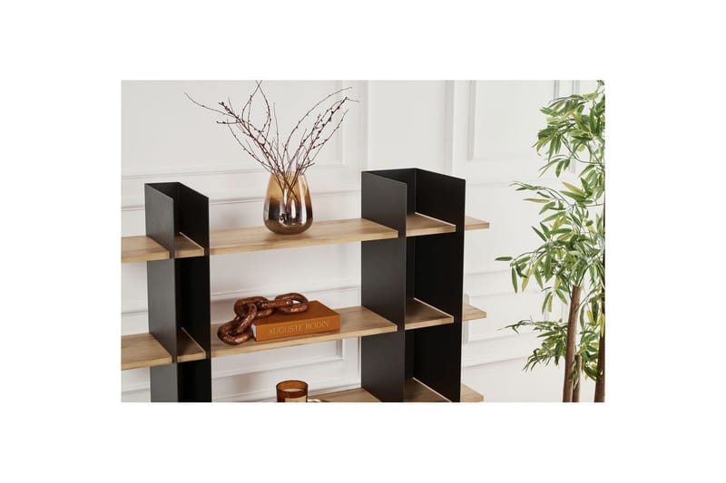 Nara Bogreol 120 cm - Sort - Opbevaring - Hylder & Reoler - Bogreol