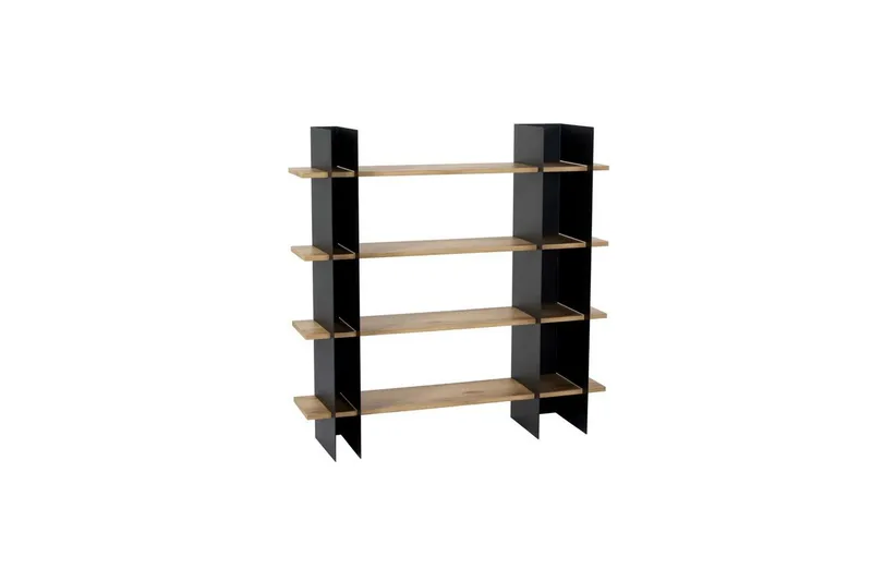 Nara Bogreol 120 cm - Sort - Opbevaring - Hylder & Reoler - Bogreol