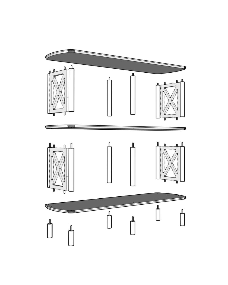Nerola Bogreol 80 cm - Eg - Opbevaring - Hylder & Reoler - Bogreol