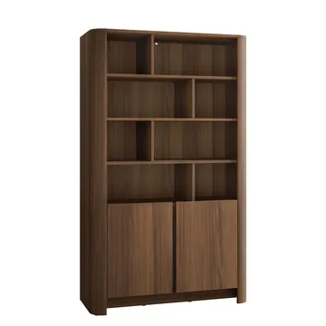 Norrhassel Bogreol 103 cm i Valnød - Brun - Opbevaring - Hylder & Reoler - Bogreol