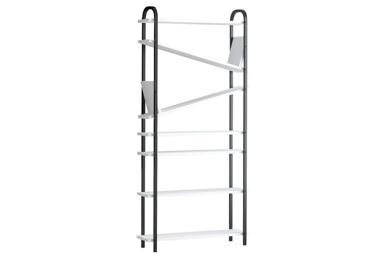 Norvas Bogreol 78 cm, Sort/Hvid