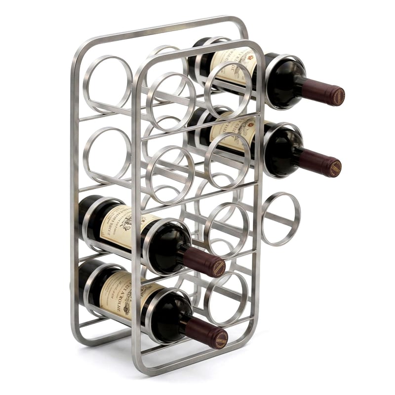 Avren Vinstativ 47 cm i metal - sølv - Opbevaring - Hylder & Reoler - Opbevaringshylde - Vinstativ & vinhylde