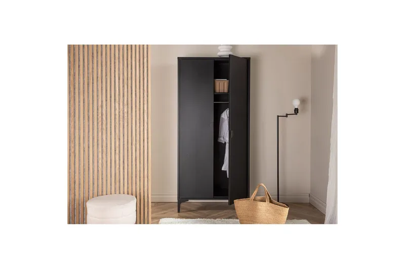 Garderobe Piring - Sort - Opbevaring - Tøjopbevaring - Garderobeskabe - Garderobeskab & klædeskab