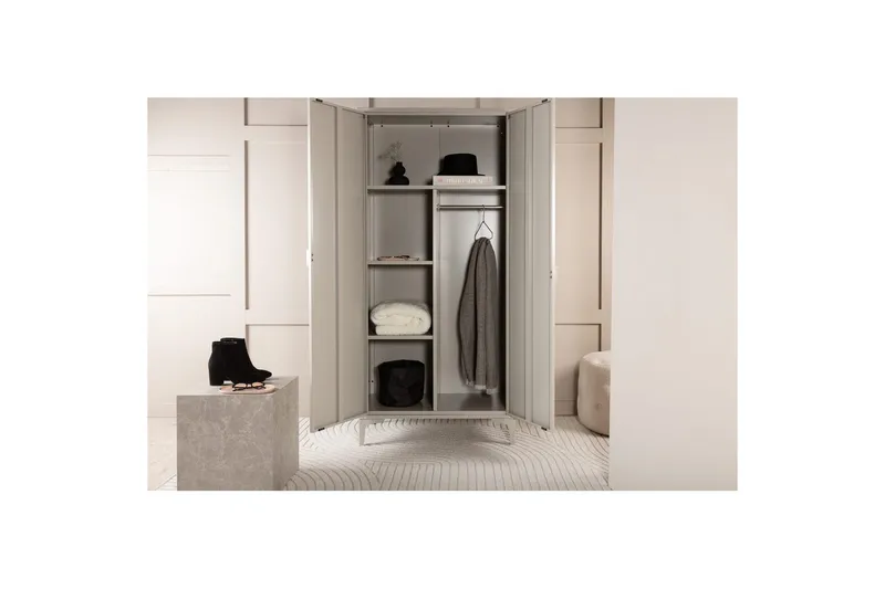 Garderobe Piring - Beige - Opbevaring - Tøjopbevaring - Garderobeskabe - Garderobeskab & klædeskab