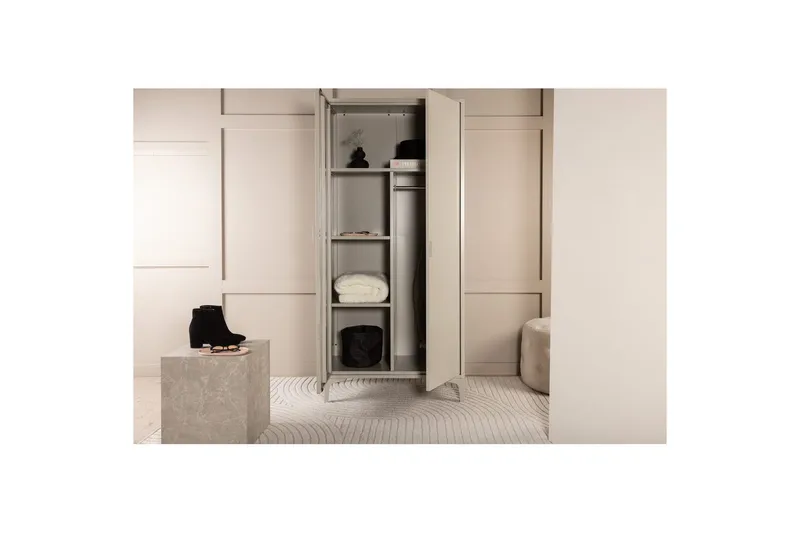 Garderobe Piring - Beige - Opbevaring - Tøjopbevaring - Garderobeskabe - Garderobeskab & klædeskab