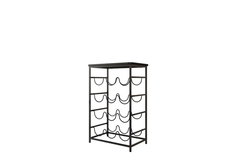 Haru Vinstativ 40x26 cm 60x - Sort - Opbevaring - Hylder & Reoler - Opbevaringshylde - Vinstativ & vinhylde