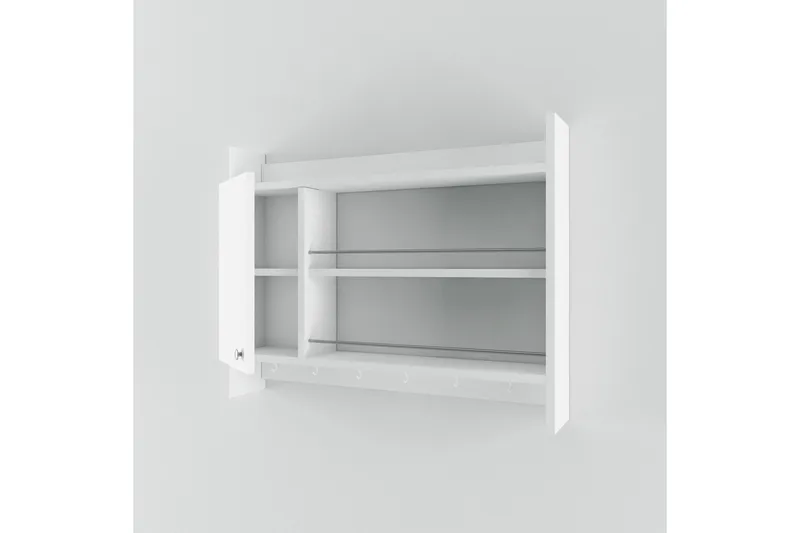 Nivillac Krydderihylde 85x15 cm - Hvid - Opbevaring - Hylder & Reoler - Opbevaringshylde - Krydderihylde & krydderistativ