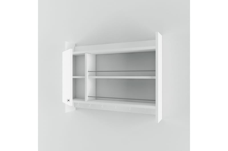 Nivillac Krydderihylde 85x15 cm - Hvid - Opbevaring - Hylder & Reoler - Opbevaringshylde - Krydderihylde & krydderistativ