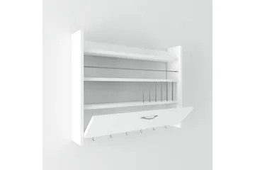 Rovdane Krydderihylde 85x15 cm - Hvid - Opbevaring - Hylder & Reoler - Opbevaringshylde - Krydderihylde & krydderistativ