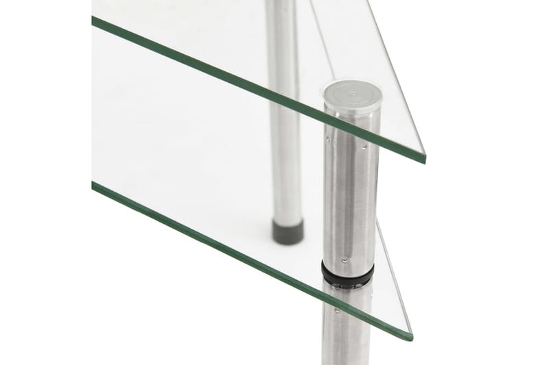 køkkenreol 49,5x35x19 cm hærdet glas transparent - gennemsigtig - Lagerhykde