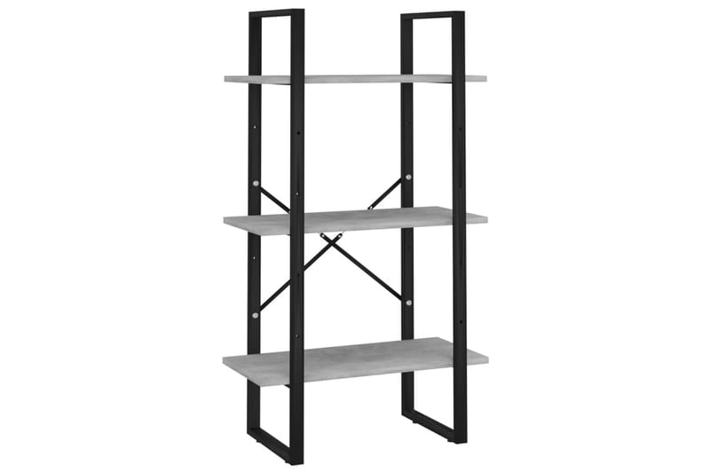 opbevaringsreol 60x30x105 cm spånplade betongrå - Grå - Opbevaring - Hylder & Reoler - Opbevaringshylde - Lagerhykde