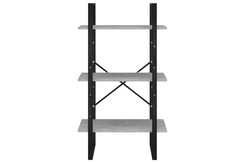opbevaringsreol 60x30x105 cm spånplade betongrå - Grå - Opbevaring - Hylder & Reoler - Opbevaringshylde - Lagerhykde