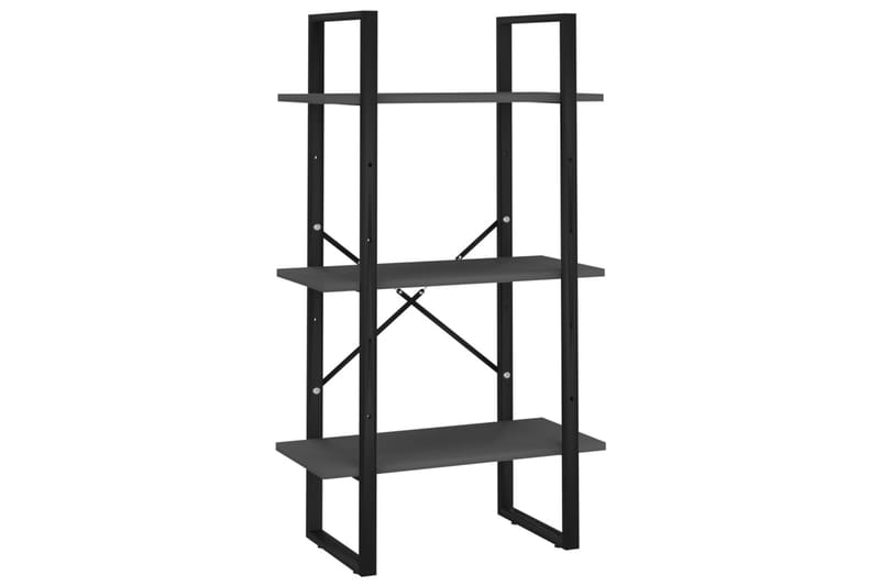 opbevaringsreol 60x30x105 cm spånplade grå - Grå - Opbevaring - Hylder & Reoler - Opbevaringshylde - Lagerhykde