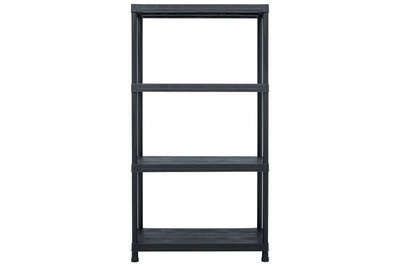 Opbevaringsreol Sort 100 Kg 60 X 30 X 138 Cm Plastik - Sort - Opbevaring - Hylder & Reoler - Opbevaringshylde - Lagerhykde