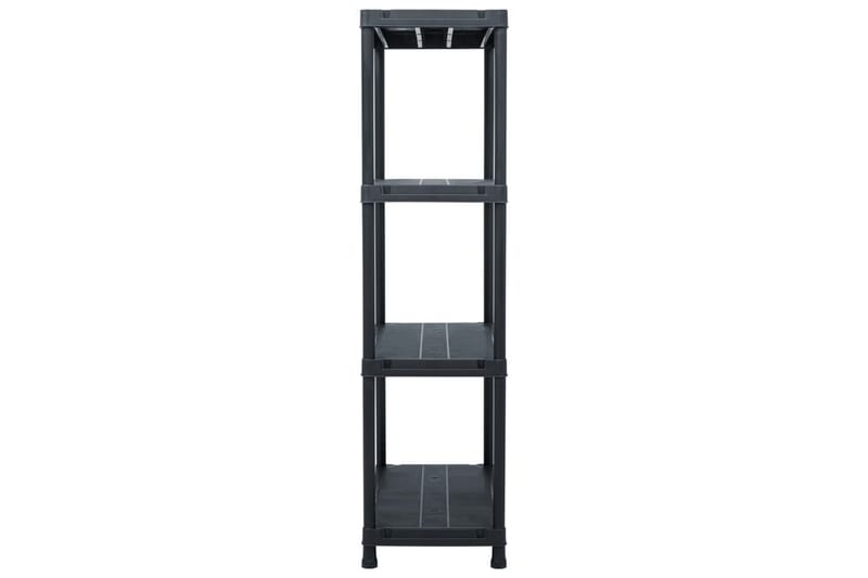 Opbevaringsreol Sort 100 Kg 60 X 30 X 138 Cm Plastik - Sort - Opbevaring - Hylder & Reoler - Opbevaringshylde - Lagerhykde