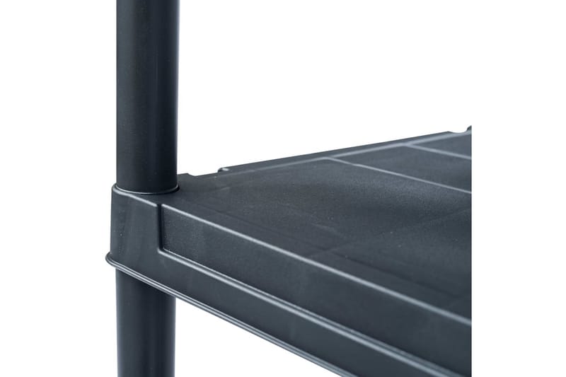 Opbevaringsreol Sort 100 Kg 60 X 30 X 138 Cm Plastik - Sort - Opbevaring - Hylder & Reoler - Opbevaringshylde - Lagerhykde