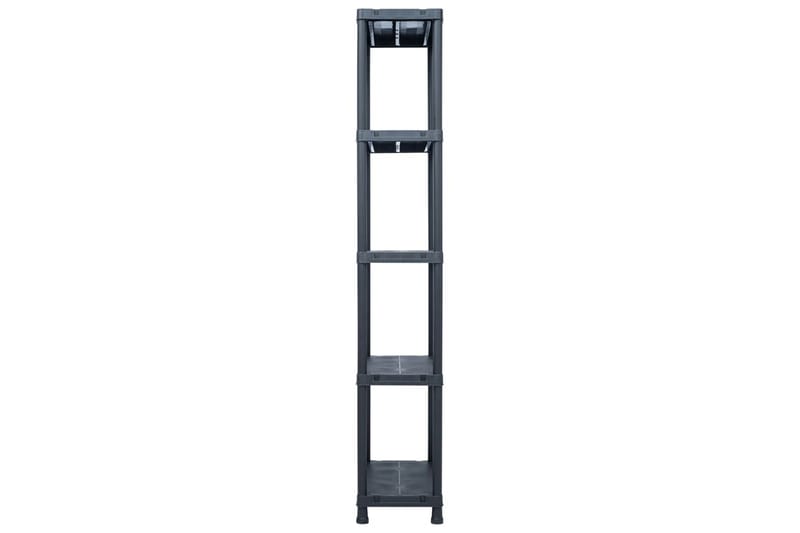 Opbevaringsreol Plastik 125 Kg 60 X 30 X 180 Cm Sort - Sort - Opbevaring - Hylder & Reoler - Opbevaringshylde - Lagerhykde
