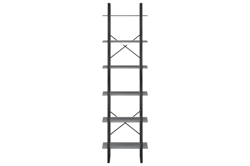 opbevaringsreoler 2 stk. 60x30x210 cm massivt fyrretræ grå - Grå - Lagerhykde