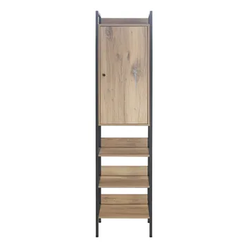 Vinreol Bjeldor Rustic melamin 44x40x180 cm - brun - Opbevaring - Hylder & Reoler - Opbevaringshylde - Vinstativ & vinhylde