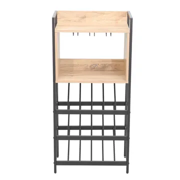 Vinreol Bjeldor Rustic melamin 51x30x108 cm - rustik - Opbevaring - Hylder & Reoler - Opbevaringshylde - Vinstativ & vinhylde