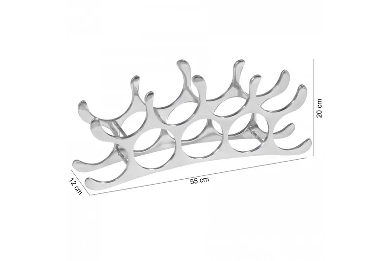Cornett Vinstativ - Sølv - Opbevaring - Hylder & Reoler - Opbevaringshylde - Vinstativ & vinhylde