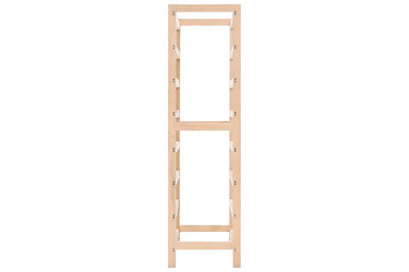 Vinreol Cedertræ 57,5 X 28 X 102 Cm - Brun - Opbevaring - Hylder & Reoler - Opbevaringshylde - Vinstativ & vinhylde