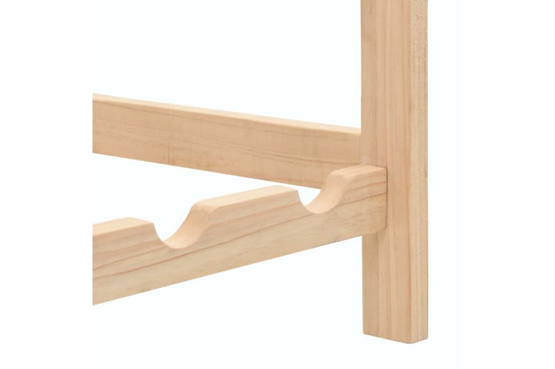 Vinreol Cedertræ 57,5 X 28 X 102 Cm - Brun - Opbevaring - Hylder & Reoler - Opbevaringshylde - Vinstativ & vinhylde
