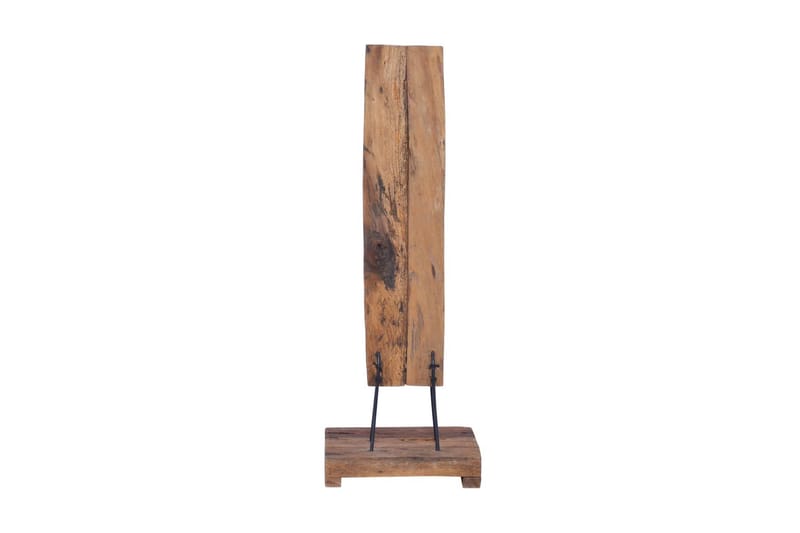 Vinreol Til 6 Flasker 35x35x100 cm Massivt Teaktræ - Opbevaring - Hylder & Reoler - Opbevaringshylde - Vinstativ & vinhylde