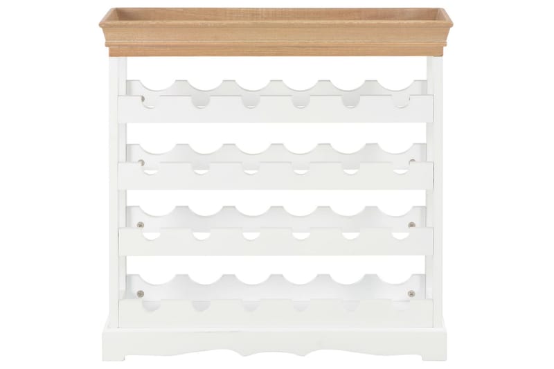 Vinskab 70 X 22,5 X 70,5 Cm Mdf Hvid - Hvid - Opbevaring - Hylder & Reoler - Opbevaringshylde - Vinstativ & vinhylde