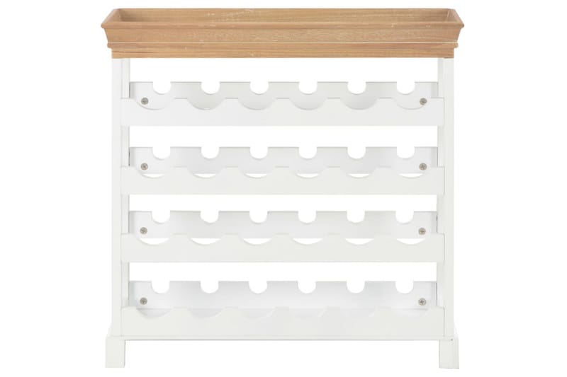 Vinskab 70 X 22,5 X 70,5 Cm Mdf Hvid - Hvid - Opbevaring - Hylder & Reoler - Opbevaringshylde - Vinstativ & vinhylde