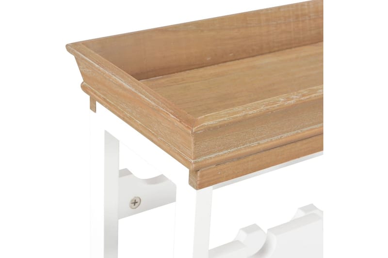 Vinskab 70 X 22,5 X 70,5 Cm Mdf Hvid - Hvid - Opbevaring - Hylder & Reoler - Opbevaringshylde - Vinstativ & vinhylde