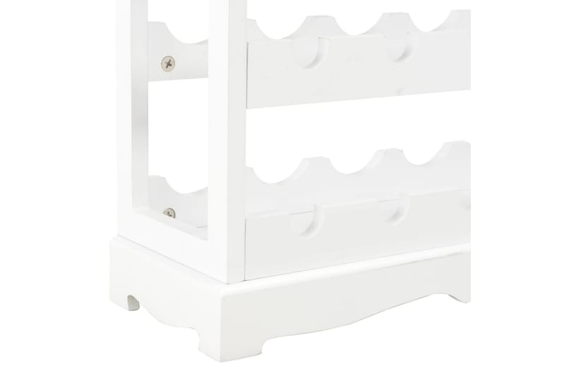 Vinskab 70 X 22,5 X 70,5 Cm Mdf Hvid - Hvid - Opbevaring - Hylder & Reoler - Opbevaringshylde - Vinstativ & vinhylde