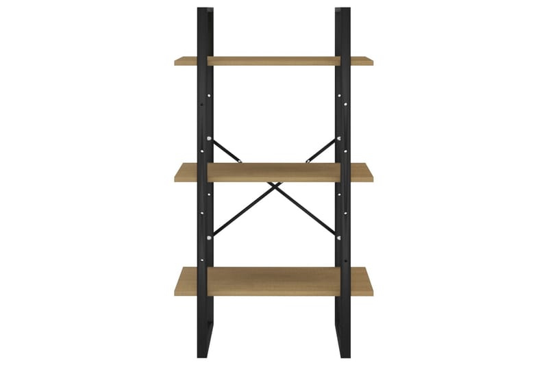 opbevaringsreol 60x30x105 cm massivt fyrretræ brun - Brun - Opbevaring - Hylder & Reoler - Bogreol