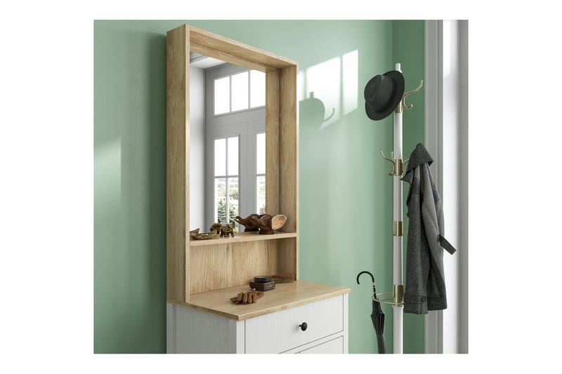 Orlan Fristående Hyllplan 190 cm - Natur/Hvid - Opbevaring - Hylder & Reoler - Hylder & hyldeknægte