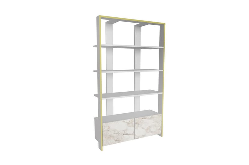 Ossin Reol 93,6 cm - Hvid - Opbevaring - Hylder & Reoler - Bogreol