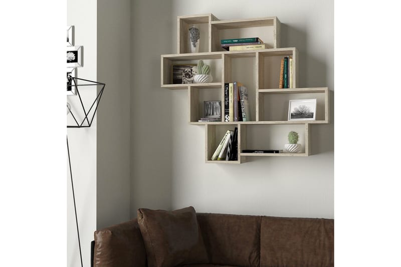 Parola væghylde 115,5 cm beige - Opbevaring - Hylder & Reoler - Væghylde & vægreol
