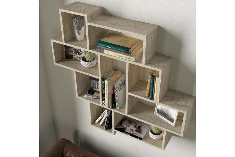 Parola væghylde 115,5 cm beige - Opbevaring - Hylder & Reoler - Væghylde & vægreol