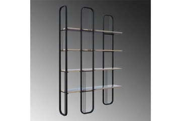 Pemu Bokhylla 125 cm - Sort - Opbevaring - Hylder & Reoler - Bogreol