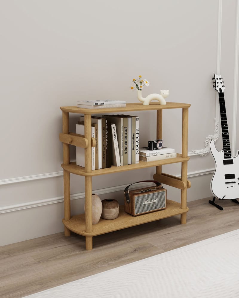 Pienk Bogreol 80 cm - Eg - Opbevaring - Hylder & Reoler - Bogreol