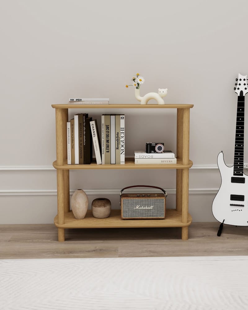 Pienk Bogreol 80 cm - Eg - Opbevaring - Hylder & Reoler - Bogreol