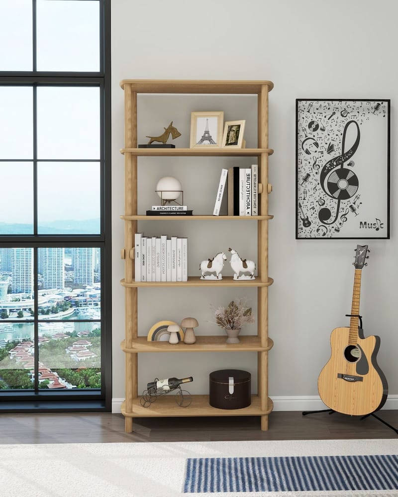 Pienk Bogreol 80x174 cm - Eg - Opbevaring - Hylder & Reoler - Bogreol