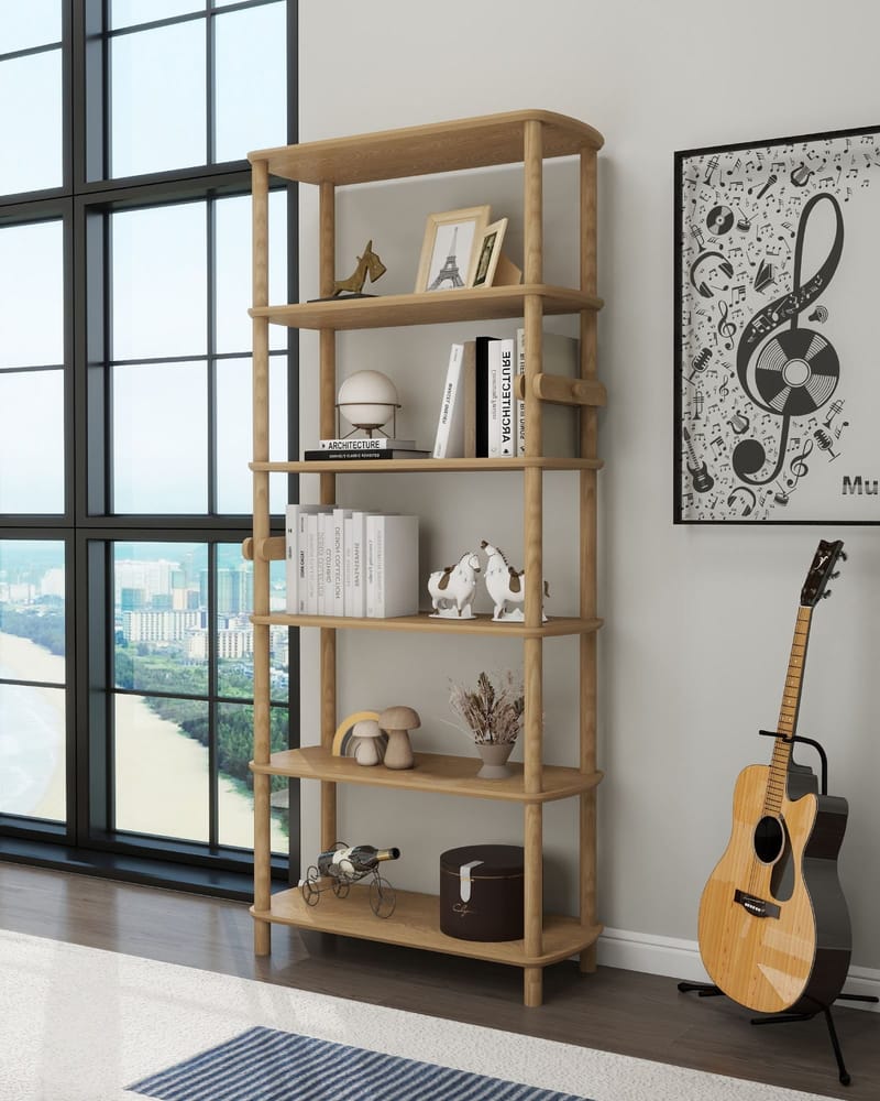 Pienk Bogreol 80x174 cm - Eg - Opbevaring - Hylder & Reoler - Bogreol