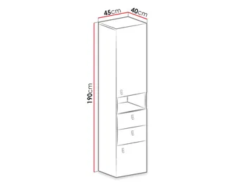 Planeta Bogreol 45 cm - Opbevaring - Hylder & Reoler - Bogreol