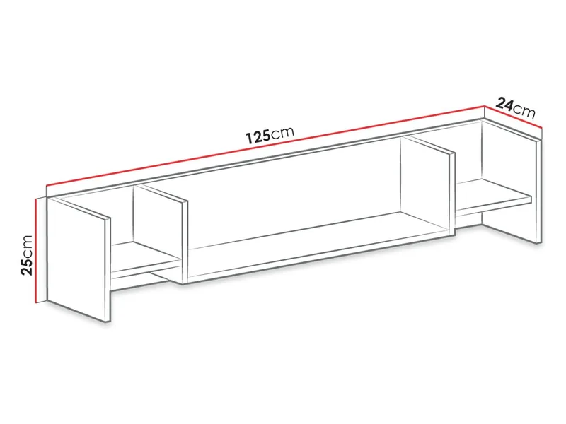 Planeta Væghylde 25 cm - Opbevaring - Hylder & Reoler - Væghylde & vægreol