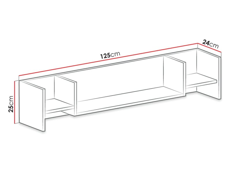 Planeta Væghylde 25 cm - Opbevaring - Hylder & Reoler - Væghylde & vægreol