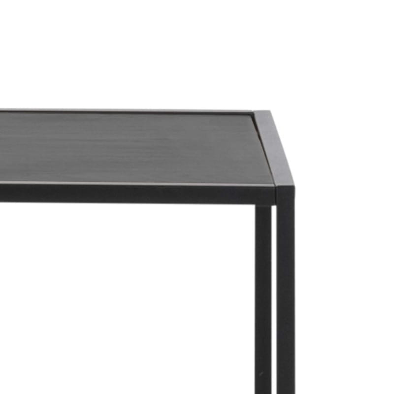 Reol HOME4YOU Seaford 114x35x185 cm Sort - Sort - Opbevaring - Hylder & Reoler - Bogreol