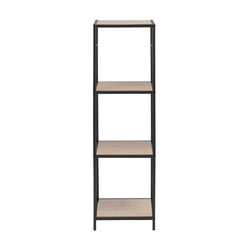 Reol HOME4YOU Seaford 35x37x1195 cm eg - vild eg/sort - Opbevaring - Hylder & Reoler - Hylder & hyldeknægte