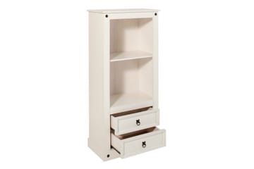 Ayala Bogreol 65 cm i Malet Træ - Hvid - Opbevaring - Hylder & Reoler - Bogreol