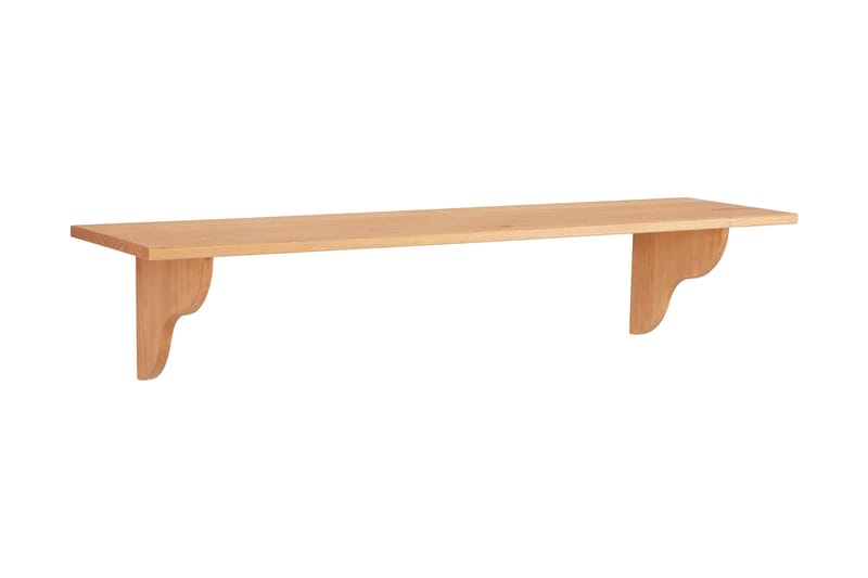 Ayala hylde 120 cm, lysebrun