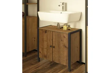 Brayden tørrestativ 60 cm - Brun/sort - Hus & renovering - Køkken & bad - Badeværelse - Badeværelsesmøbler - Underskab badeværelse